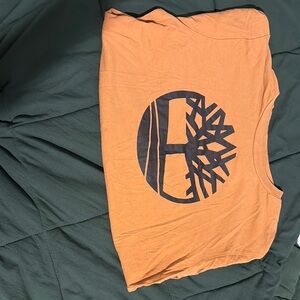 Orange T-Shirt with Black Logo